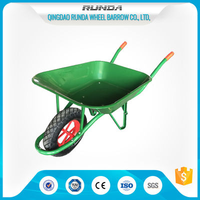 중국 강철 건축 외바퀴 손수레, 큰 수용량 외바퀴 손수레 공기 바퀴 협력 업체