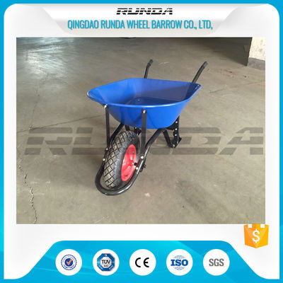 중국 각종 색깔 외바퀴 손수레 4.00-8 고무 바퀴 1.2mm 구조 간격 협력 업체